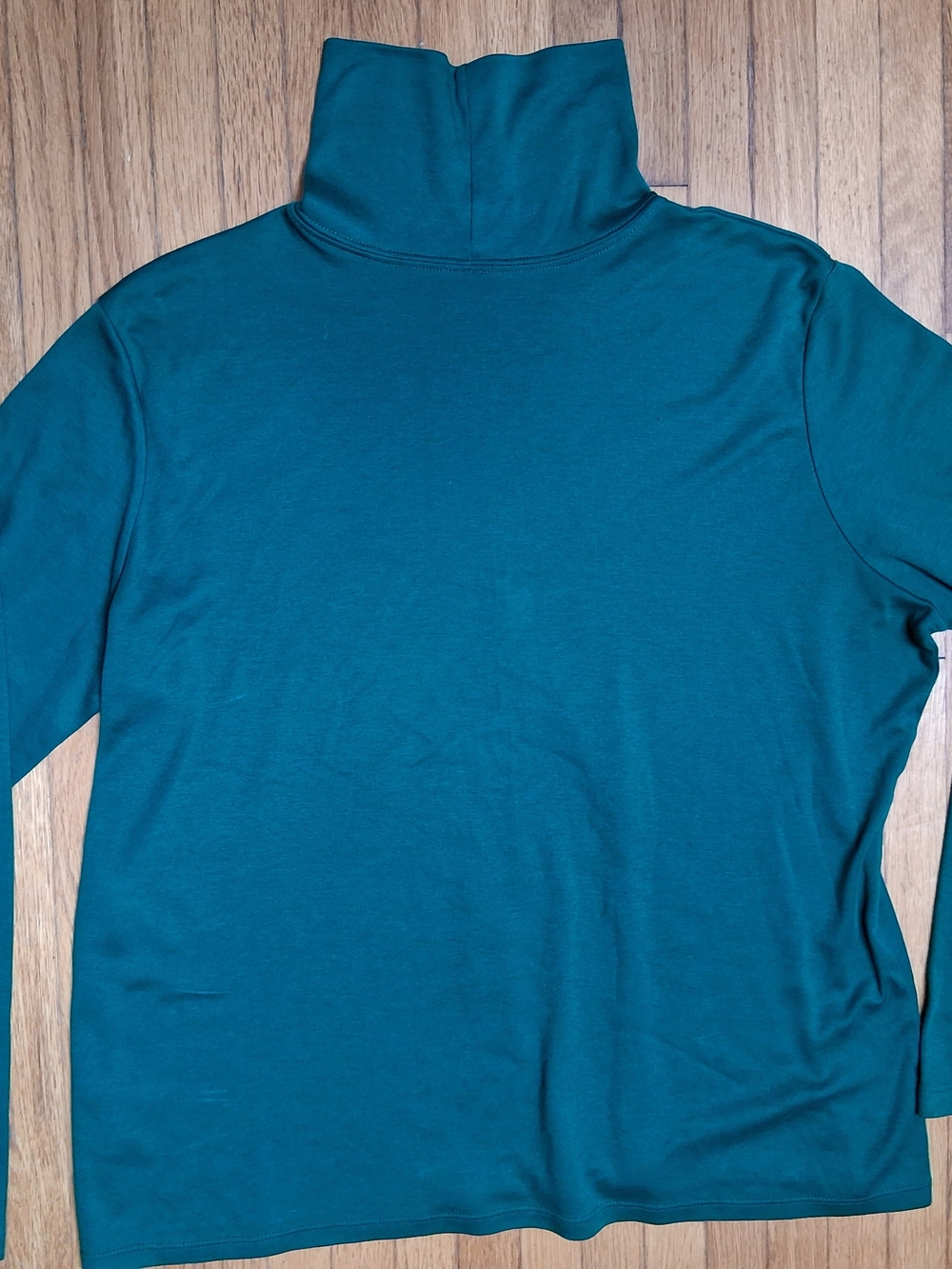 L.L. Bean Green Turtleneck Sweater